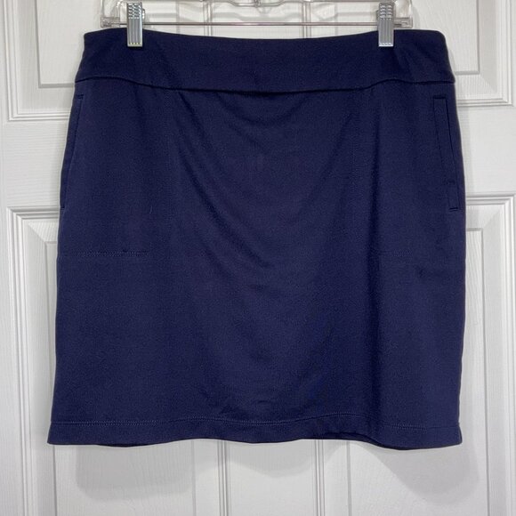 Chico's Golf Skort Womens M Chico’s 1 Blue Pockets Pull On Pickleball Active - Picture 1 of 8